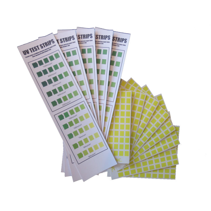 UV curing test strips from Alpha-Cure